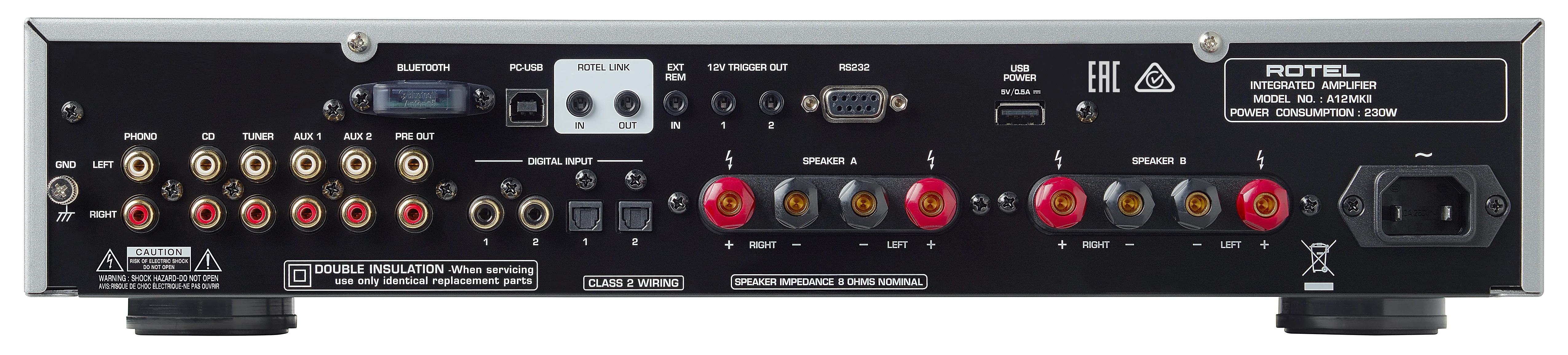 Rotel A12 mkII Integrated Amplifier - Image 3