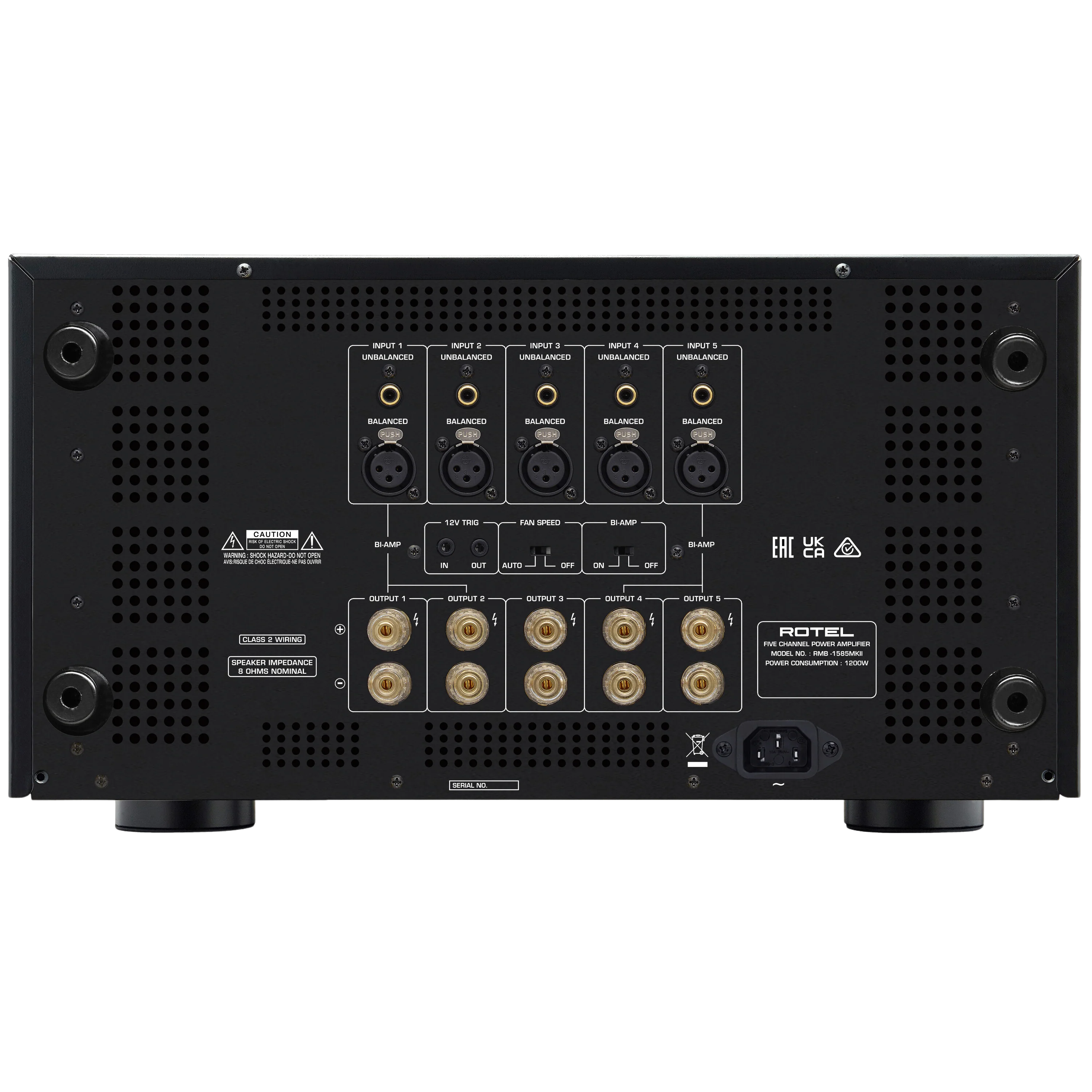 Rotel RMB-1585MKII Power Amplifier - Image 3